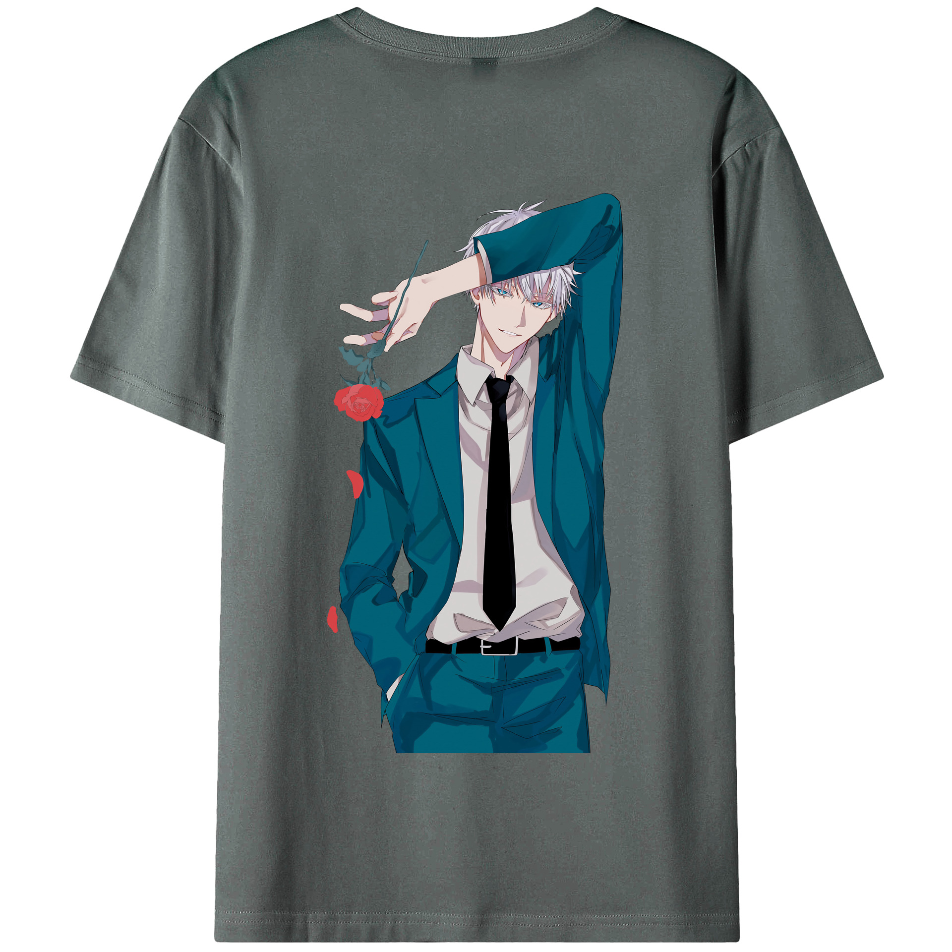 （画像用） 呪術廻戦 Jujutsu Kaisen 綿100％半袖Tシャツ（背面プリント）